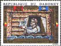 Dahomey, 1972. Noah sending out a dove.