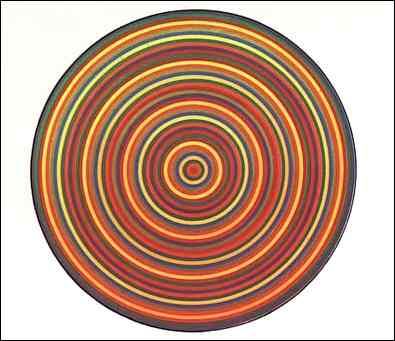 Claude Tousignant, Canada. Gong 88, 1967. Toronto, Art Gallery of Ontario.