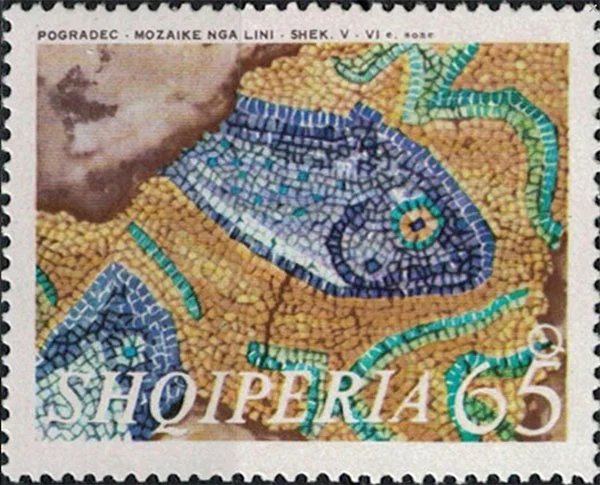 Mosaics of Albania on Stamps — illustration 2
