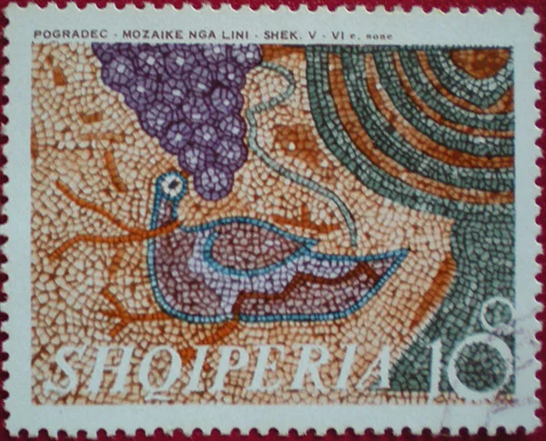 Mosaics of Albania on Stamps — illustration 4