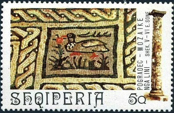 Mosaics of Albania on Stamps — illustration 10