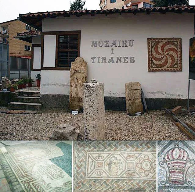 Mosaics of Albania on Stamps — illustration 12