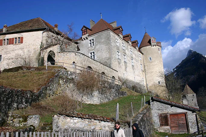 Original illustration from Art at the Gruyère Castle