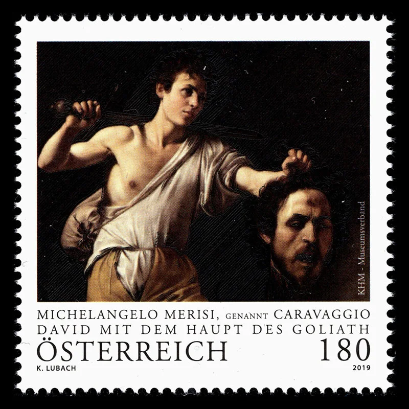 New Year Art Gallery — original stamp illustration