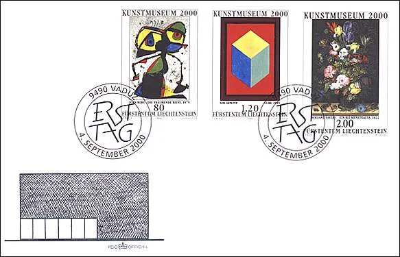 Liechtenstein, 2000. Opening of the Art Museum.