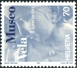 Vincenzo Vela museum stamp