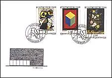 Art Stamps Issues from Liechtenstein — original stamp illustration