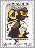 Art Stamps Issues from Liechtenstein — original stamp illustration