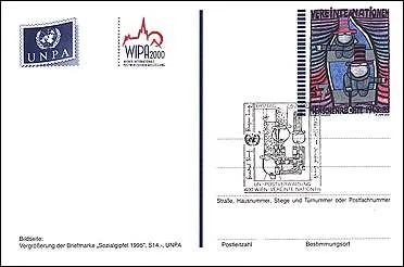 Arts Issues from the United Nations — original stamp illustration