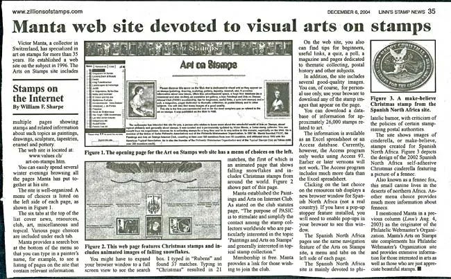 Arts on Stamps News - Special Edition