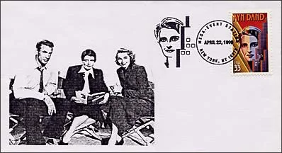 Ayn Rand: The Stamps Collector — original stamp illustration