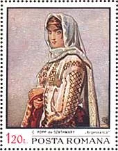 Romania, 1971. Balkanfila III, Scott 2247e. Carol Popp de Szathmary, "Woman from Arges"