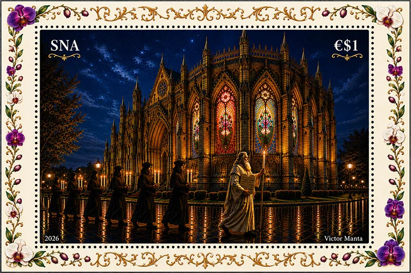 Illustration from the original Most Beautiful Art Stamps article