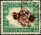 Census on Postal Stamps — original stamp illustration