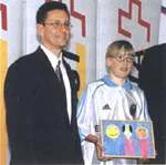 Children's Paintings Contests — original stamp illustration