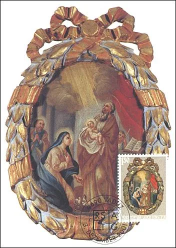 Christmas 2001 Liechtenstein Stamps