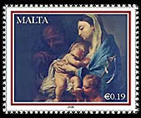 Christmas Art 2008 — original philatelic illustration