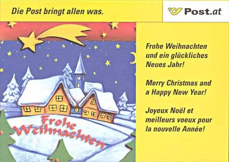 Christmas Congratulation Cards from PAs