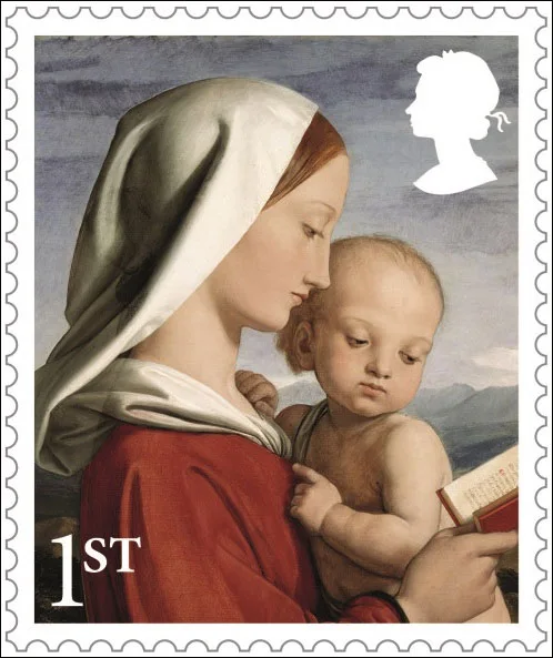 Christmas Stamps UK 2017 — original stamp illustration