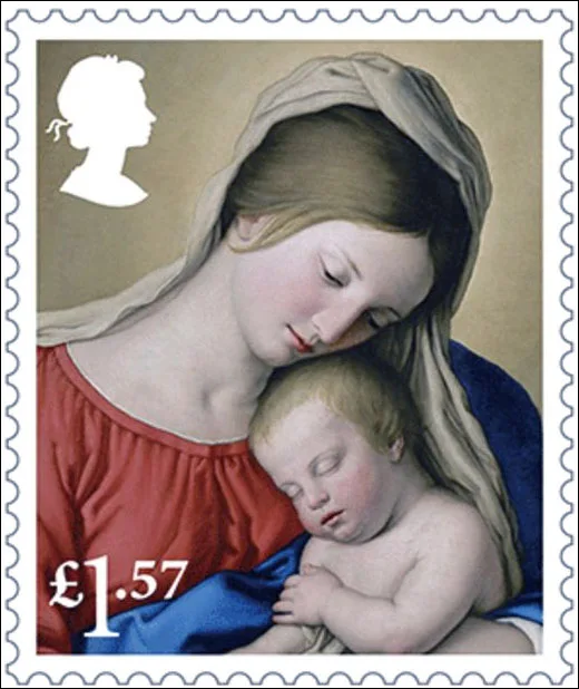 Christmas Stamps UK 2017 — original stamp illustration