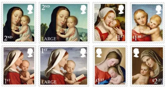Christmas Stamps UK 2017 — original stamp illustration