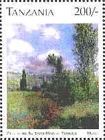 Tanzania, 1995. Path in the Ile Saint-Martin, Vétheuil