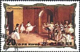 North Korea, 1984, The Dance Foyer at the Rue le Peletier Opera, SG N2402