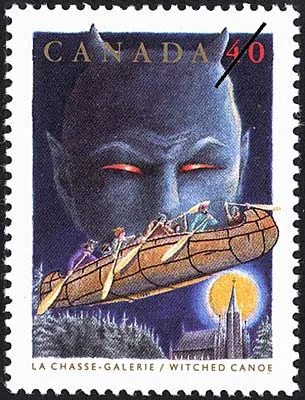 Devils on Postage Stamps
