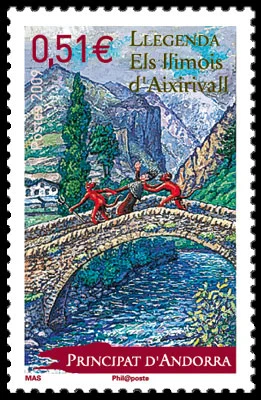 Devils on Postage Stamps