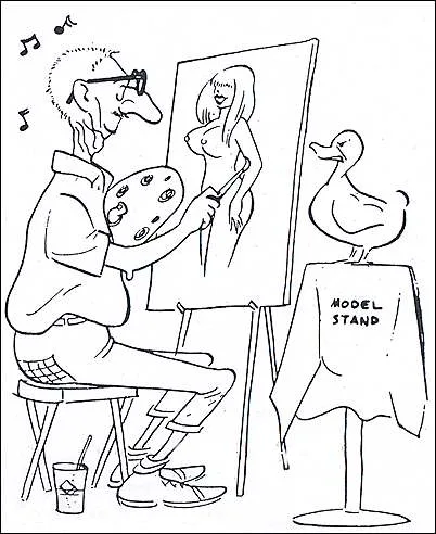 Ducks on Stamps — original stamp illustration