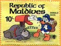 Ducks on Stamps — original stamp illustration