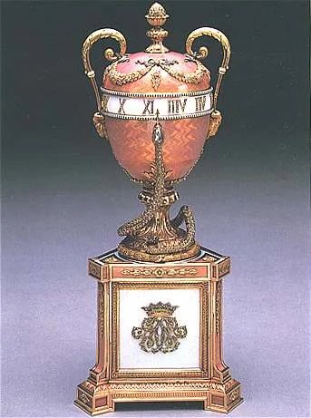 Duchess of Marlborough Easter Egg. Purchased on the occasion of the visit to Russia in 1902 of the duke and duchess of Marlborogh (American-born heire