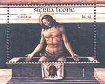 Sierra Leone. 1985. Sandro Botticelli, Man of Sorrows. Scott 689.