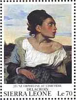 Original illustration from French Paintings from the Louvre Museum, Paris