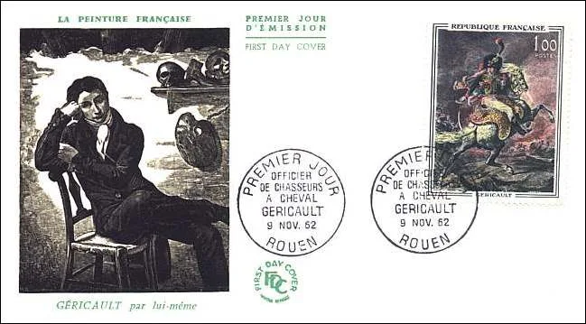 France, 1962. Theodore Géricault (1791-1824), Guards Officer on Horseback, 1812. Sc. 1051.
