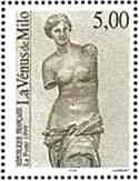 Original illustration from Greek Sculpture on Stamps