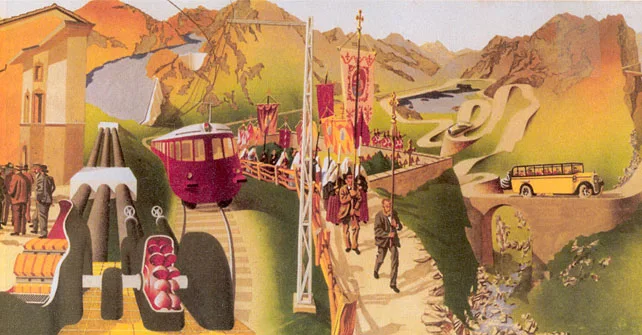Hans Erni - a Swiss Artist, 100th Birth Anniversary — original stamp illustration