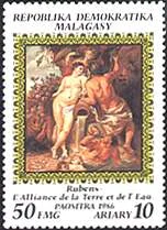 Malagasy, 1986. Rubens, Alliance of Earth and Water. Sc. 759.
