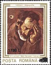 Original illustration from Inflation and Deflation in Romania 2000, on Stamps