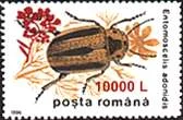 Inflation and Deflation in Romania 2000, on Stamps — original stamp illustration