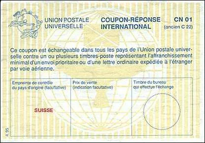 International Reply Coupons