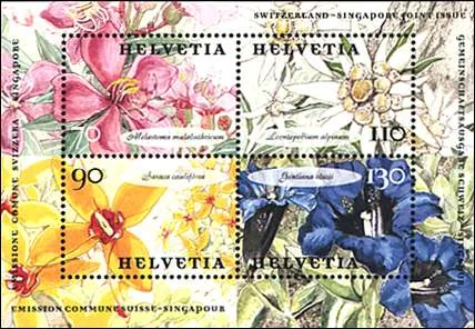 Joint Stamps Issues of Switzerland — original stamp illustration