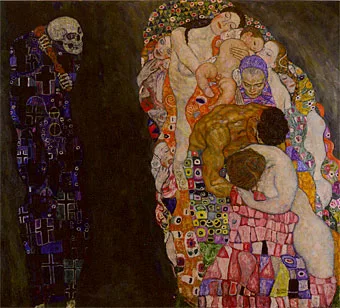 Klimt Stamp Book by Austria Post — original stamp illustration