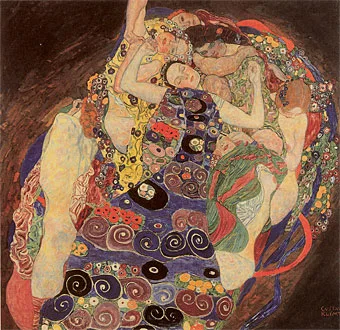 Klimt Stamp Book by Austria Post — original stamp illustration