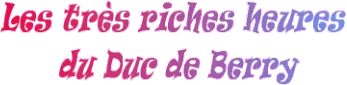 Les tres riches heures du Duc de Berry — original stamp illustration