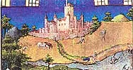 Les tres riches heures du Duc de Berry — original stamp illustration