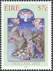 Les tres riches heures du Duc de Berry — original stamp illustration