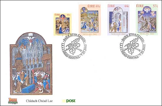Les tres riches heures du Duc de Berry — original stamp illustration