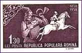 Original illustration from Mail Coaches on Stamps