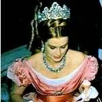 Original illustration from Monaco Princes and Princesses on Stamps